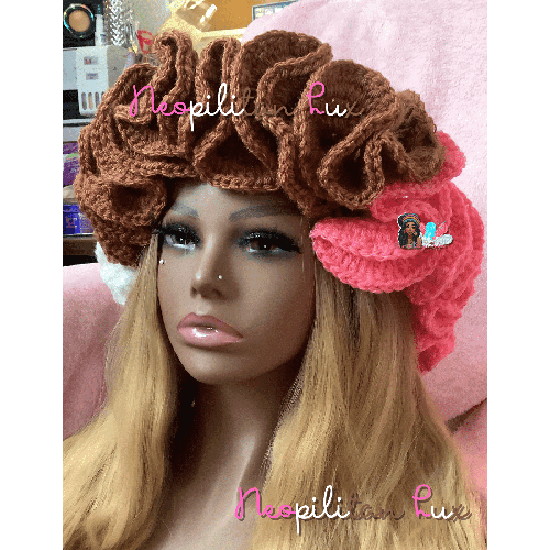 Crochet Ruffle Hat - Neopilotan Lux